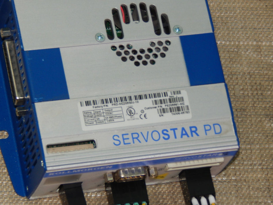  Kollmorgen ServoStar  PE205561-MZ // PRD-MZ205S0z-10 Rev:J used