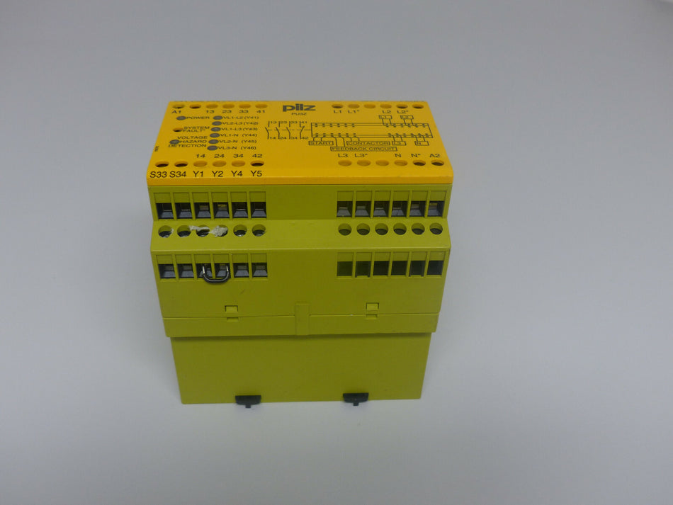 PILZ PU3Z 24VDC 3n/o 1n/c 6so Sicherheit Relais