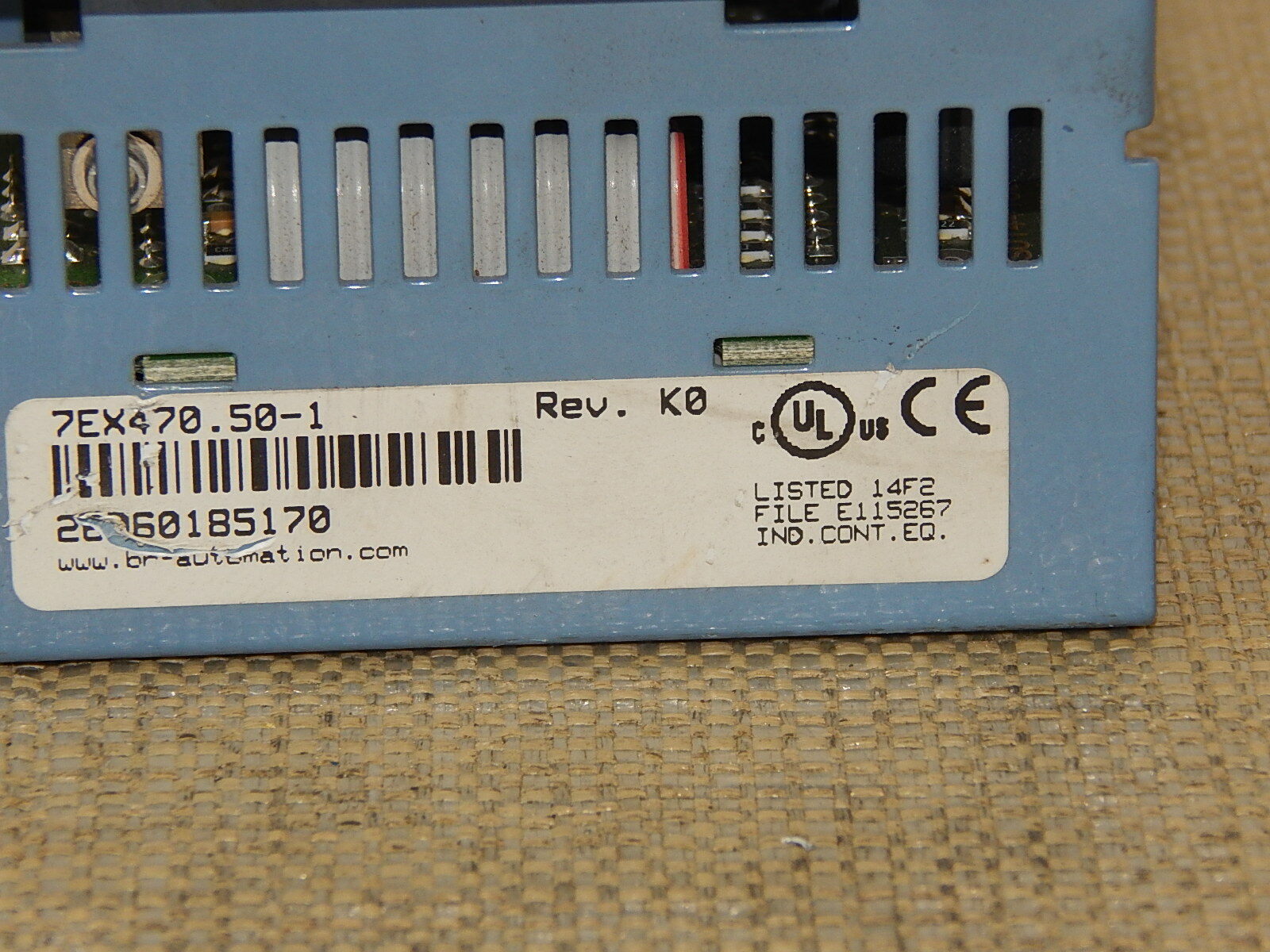 B&R Bernecker&Rainer Buscontroller EX470  7EX470.50-1 Rev.: K0 used
