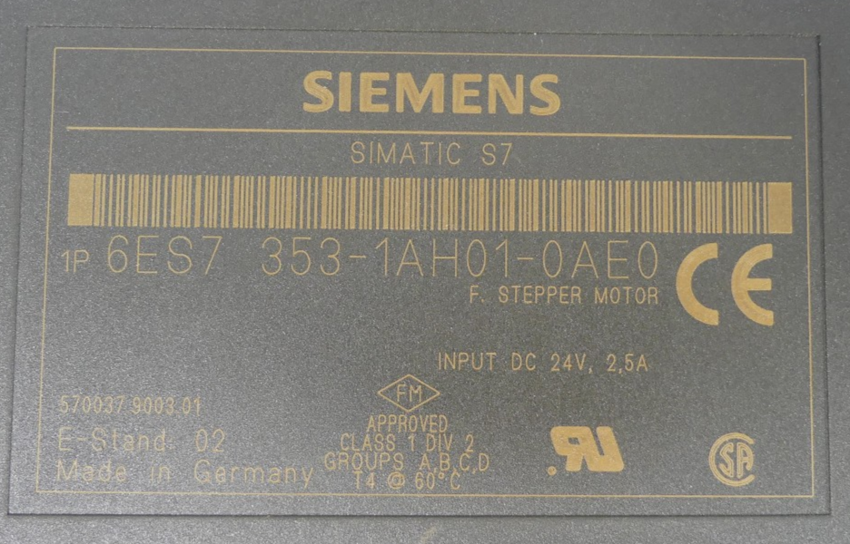 Siemens Simatic S7 6ES7 353-6AH01-0AE0   6ES7353-6AH01-0AE0