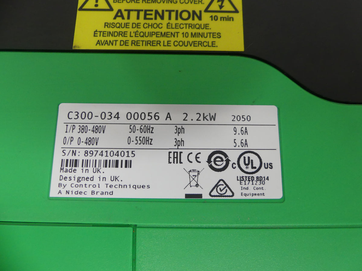 control techniques C300-03400056A