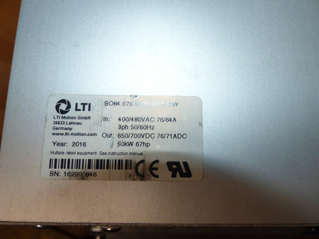 LTi DRiVES SO84.076.S030.0001.2-W Defekt