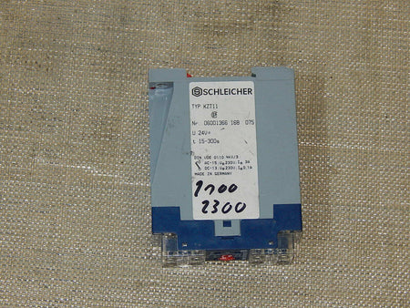  Schleicher Mikrolais Kompakt KZT11 Zeitrelais  t 15-300s used
