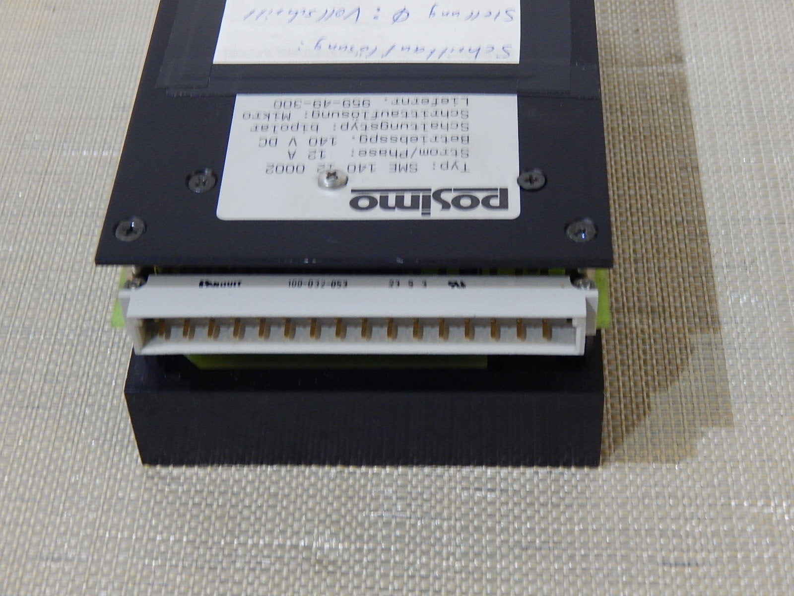 RW ELEKTRONIK POSIMO STEPPING SME 140 12 0002   12A 140 V DC  