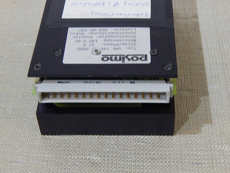 RW ELEKTRONIK POSIMO STEPPING SME 140 12 0002   12A 140 V DC  