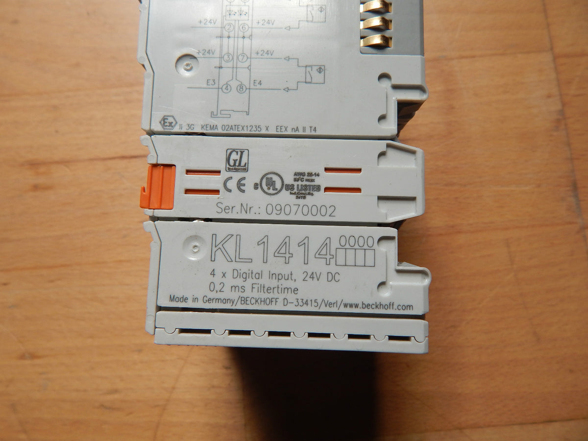 Beckhoff   5x  KL1414-0000   4-Channel Digital Input