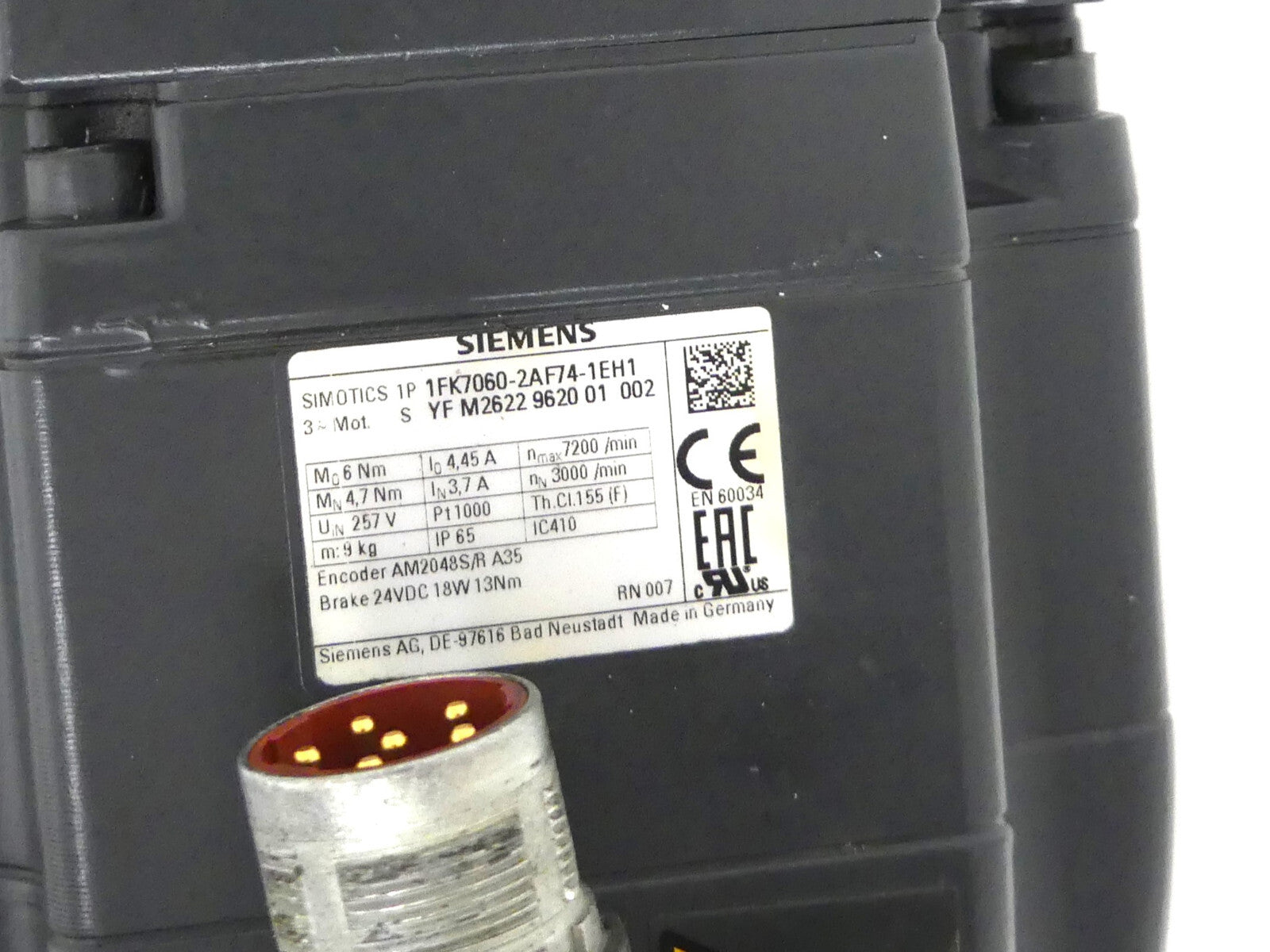 Siemens 1FK7060-2AF74-1EH1