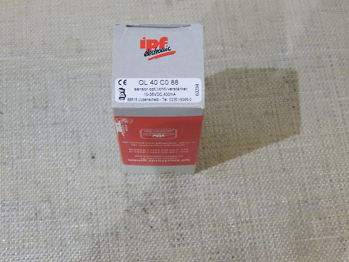 ipf electronic OL 40 C0 88 Lichtleiter Verstärker 10-36VDC 400mA New