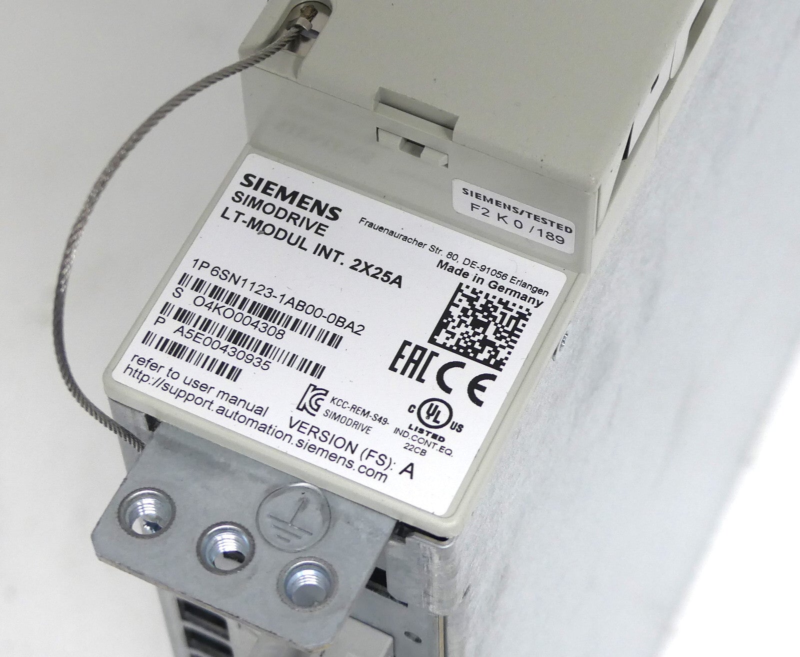 Siemens 6SN1123-1AB00-0BA2