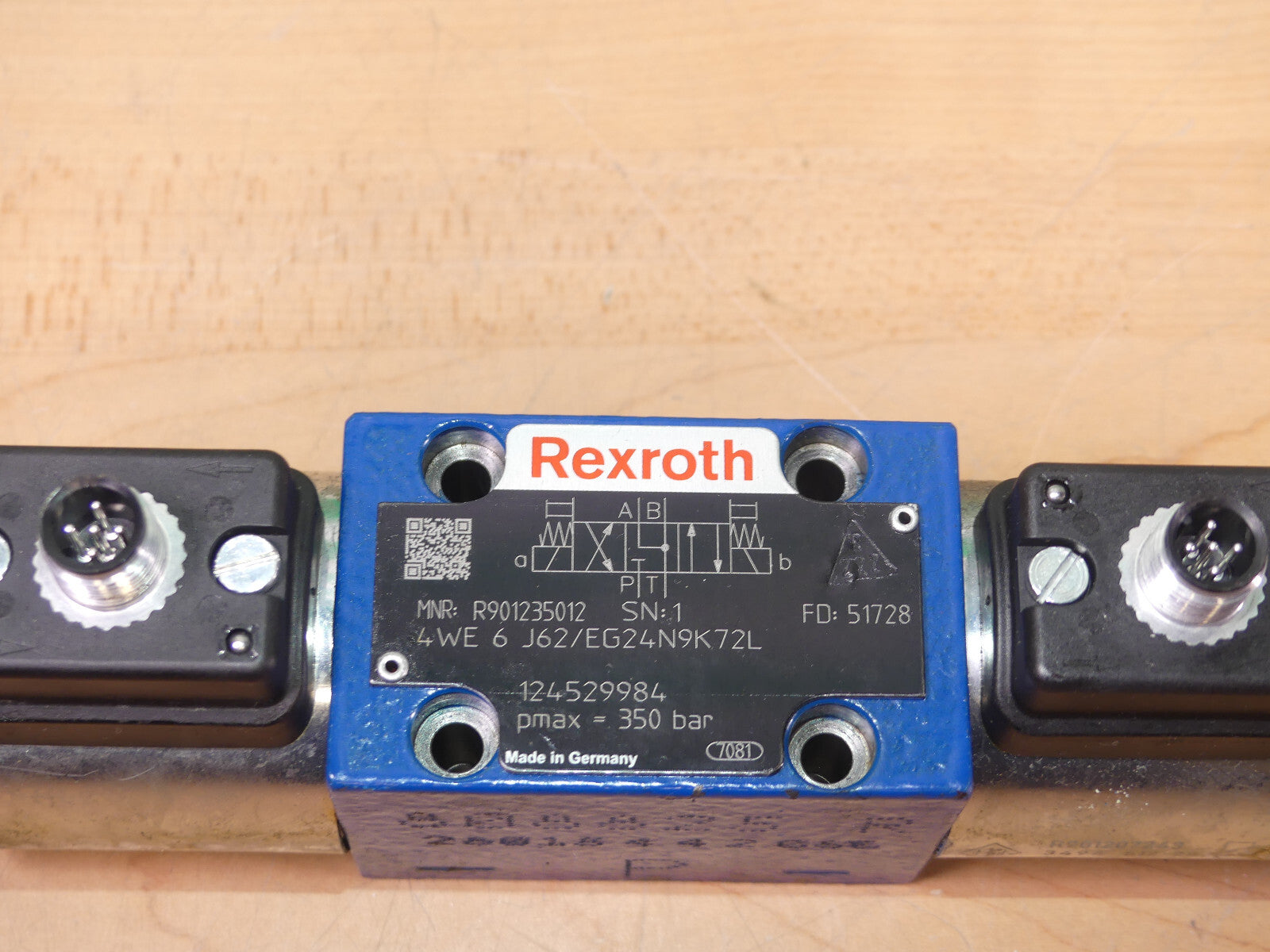 Rexroth 4WE 6 J62/EG24N9K72L R901235012   4WE6J62/EG24N9K72L