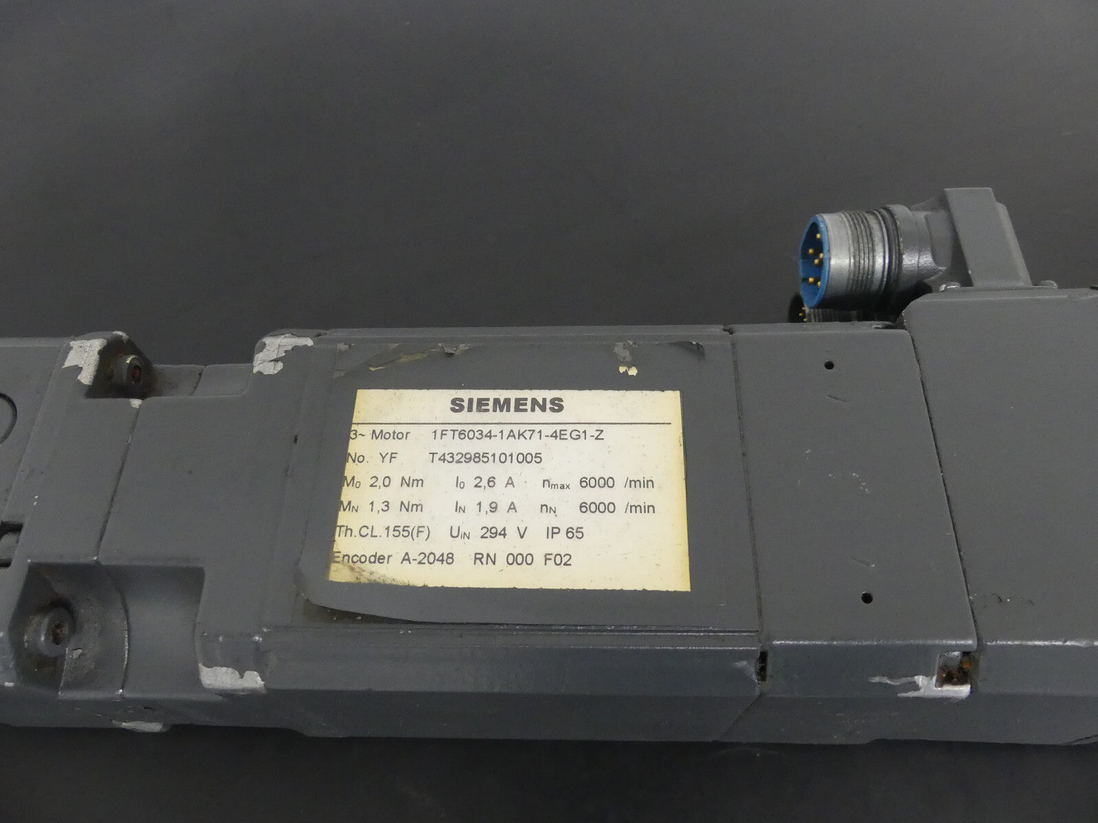 Siemens  1FT6034-1AK71-4EG1-Z, 1FT6 034-1AK71-4EG1-Z s.Bilder s.Bilder