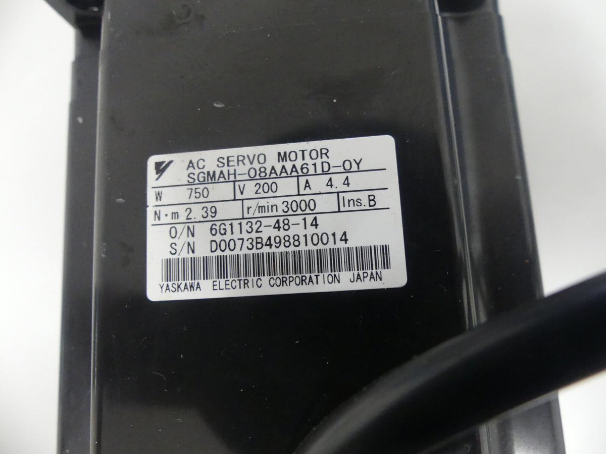 Yaskawa SGMAH-08AAA61D-0Y