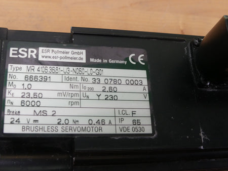 ESR Servomotor  MR4106.3681-U3-N060-L0-G01