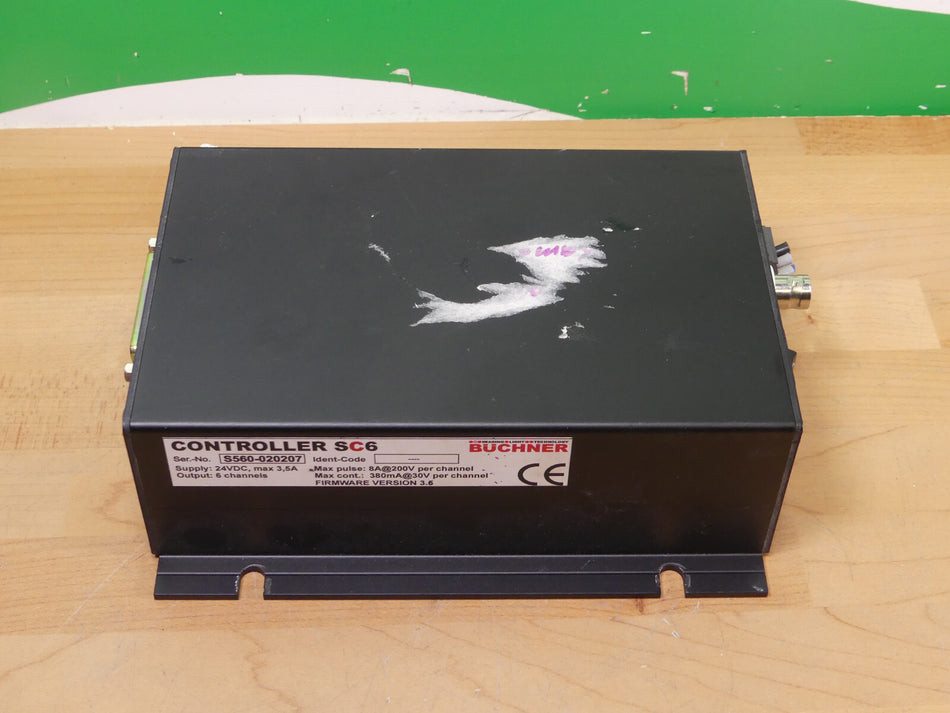 Büchner Controller SC6 LED Blitzsteuerung SER.-No S560-020207