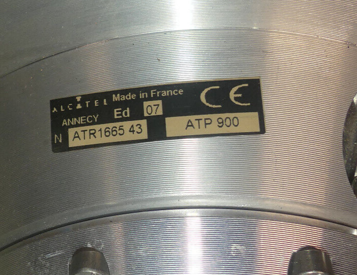 ALCATEL ATP 900  ATP900  TURBOMOLEKULARPUMPE TOP ZUSTAND
