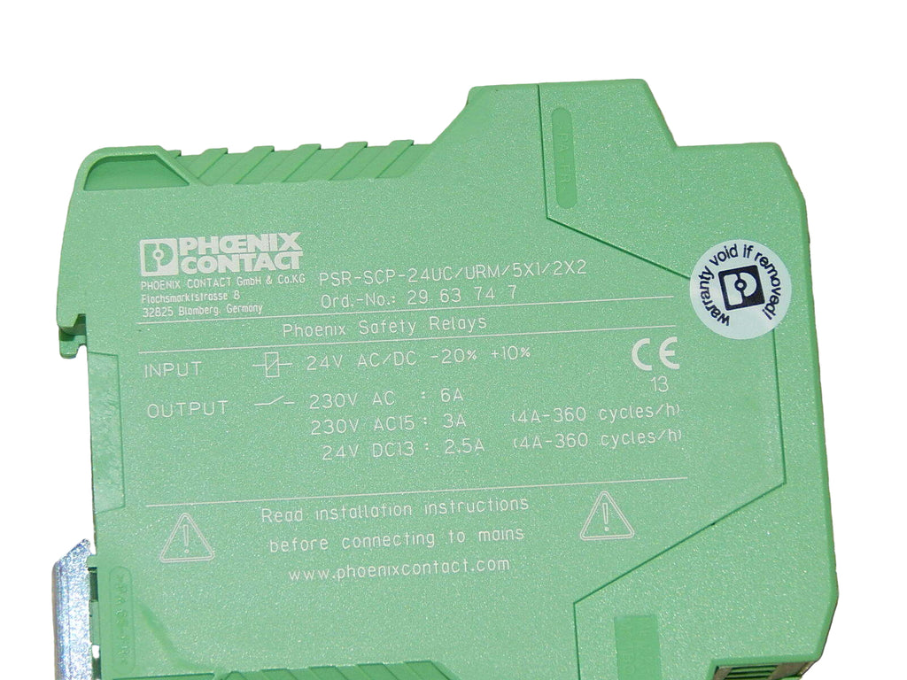 3x Phoenix Contact PSR-SCP- 24UC/URM/5X1/2X2 Phoenix Contact 2963747 Neuwertig