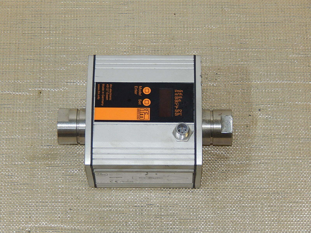  IFM Elektronik SU7200 Ultraschall Volumenstrom Sensor used