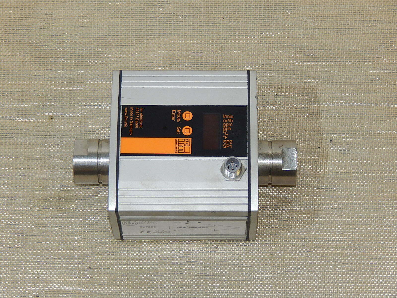  IFM Elektronik SU7200 Ultraschall Volumenstrom Sensor used