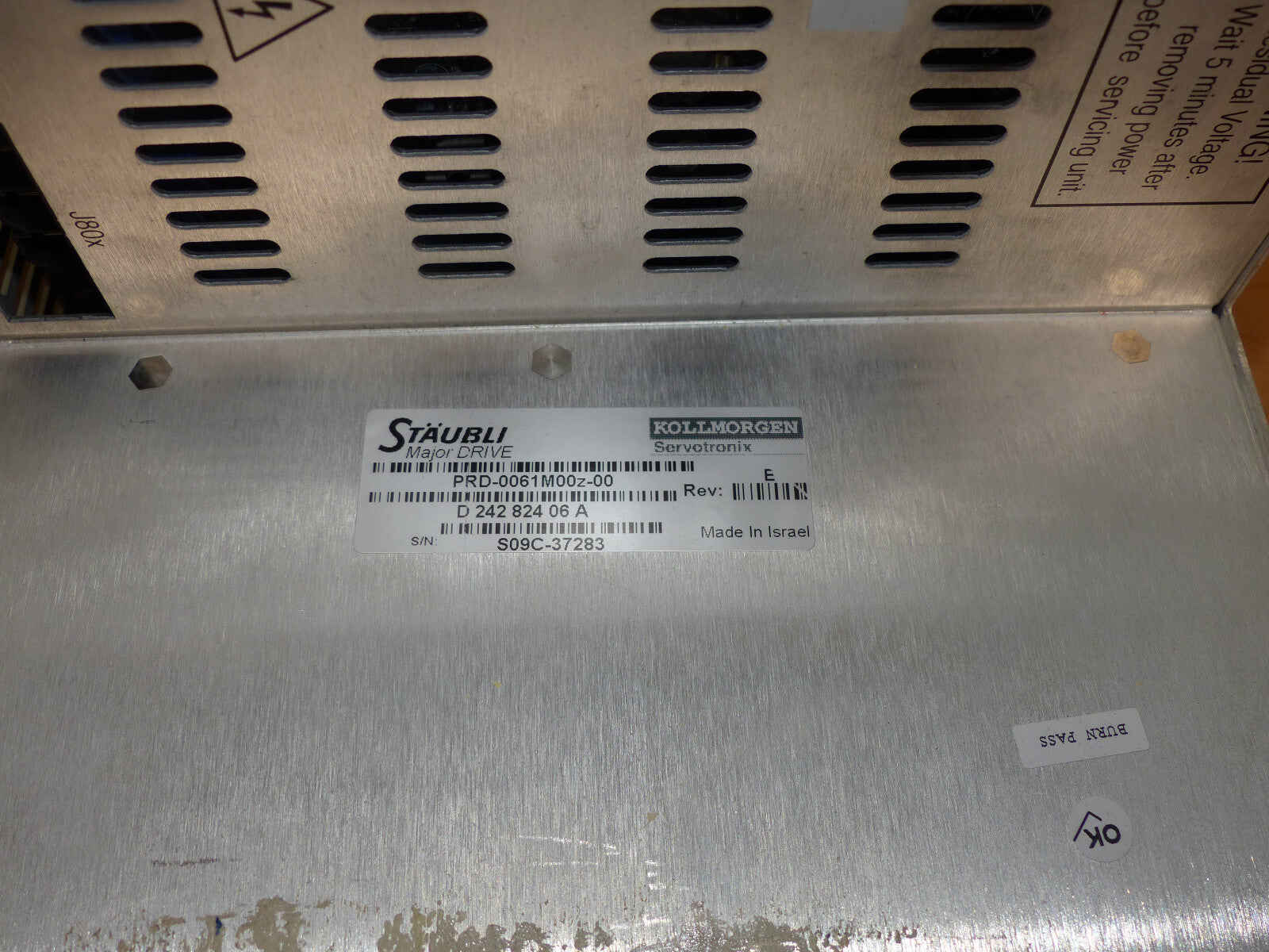 Kollmogren Servotronix Stäubli Major DRIVE PRD-0061M00z-00 used s.Bilder