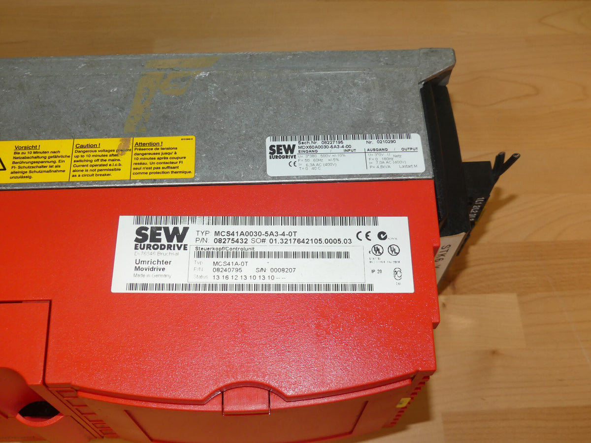 sew mcs41a0030-5a3-4-0t   used