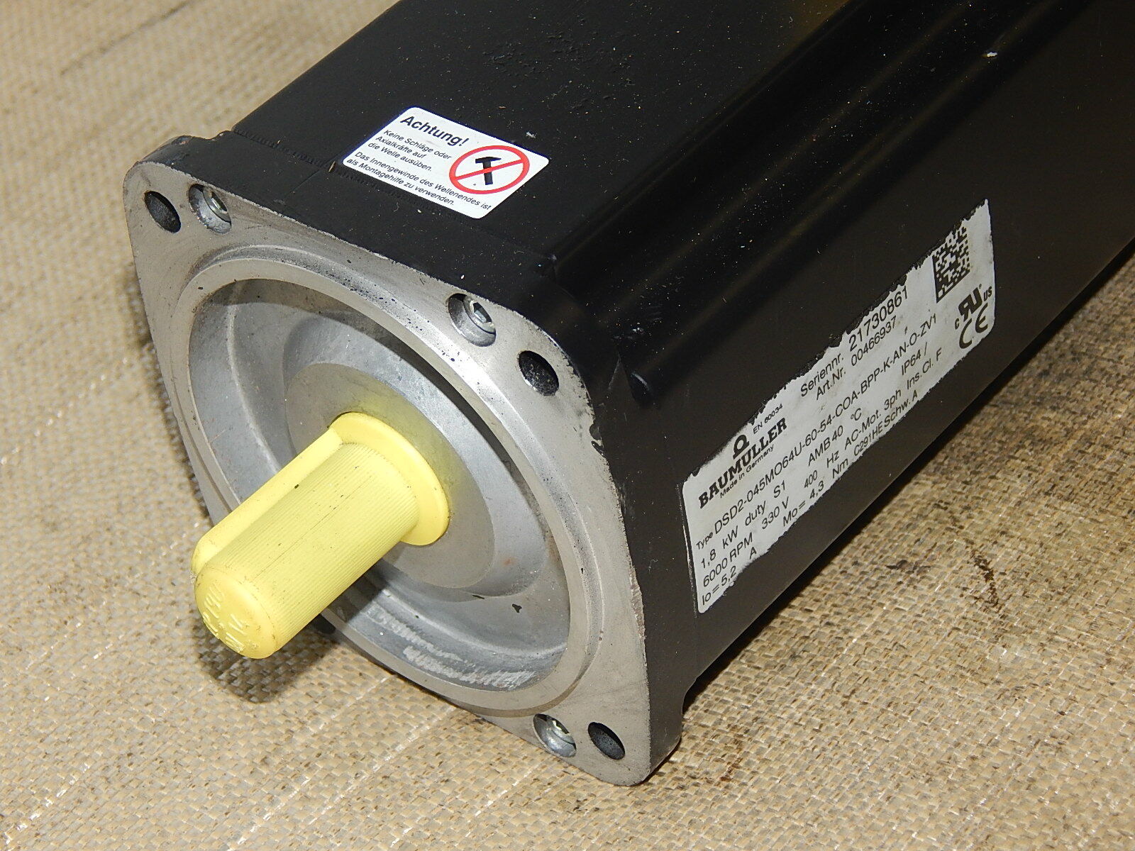 Baumüller DSD2-045MO64U-60-54-COA-BPP-K-AN-O-ZV1 Servomotor s.Bilder