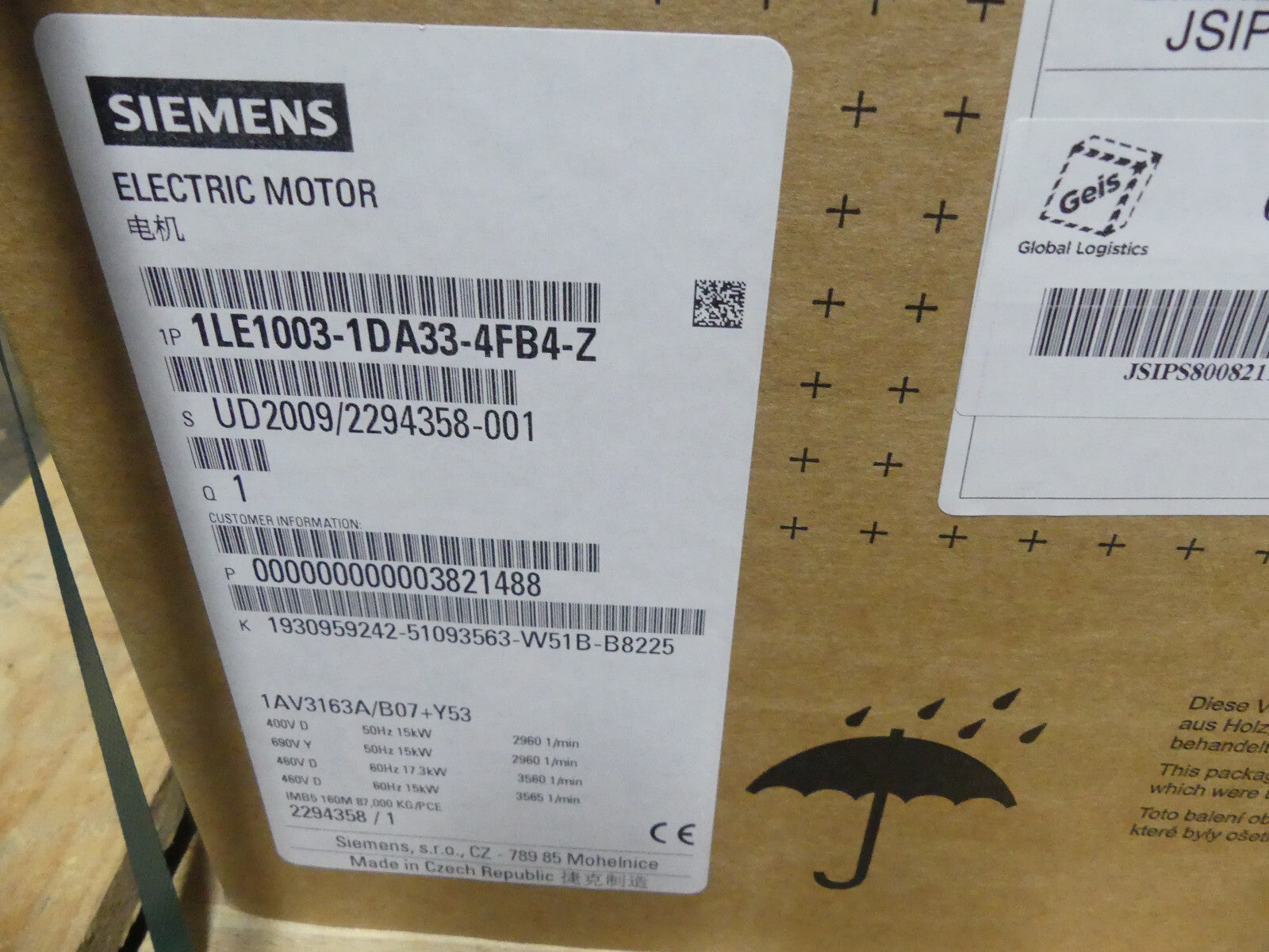 SIEMENS  1LE1003-1DA33-4FB4-Z