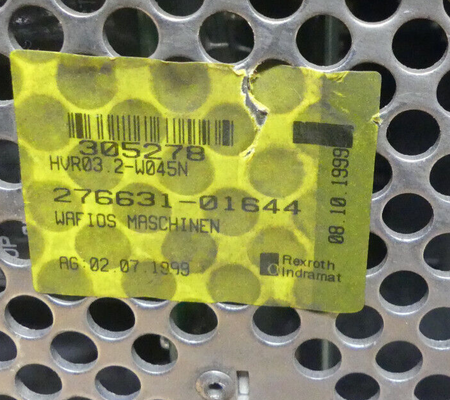 Indramat REXROTH HVR Stromversorgung HVR03.2-W045N