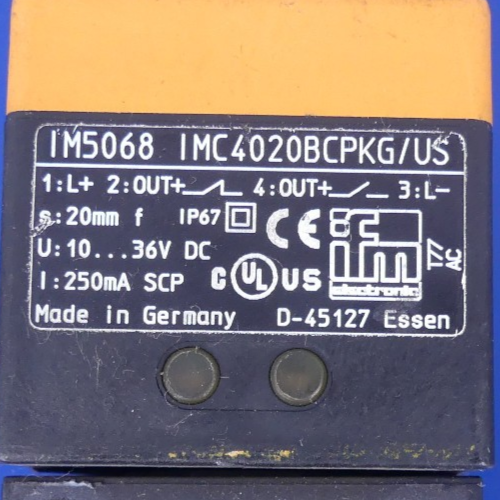 IFM IM5068 IMC4020BCPKG/US Induktiv Sensor