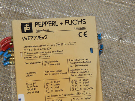  PEPPERL+Fuchs WE 77/Ex2 used