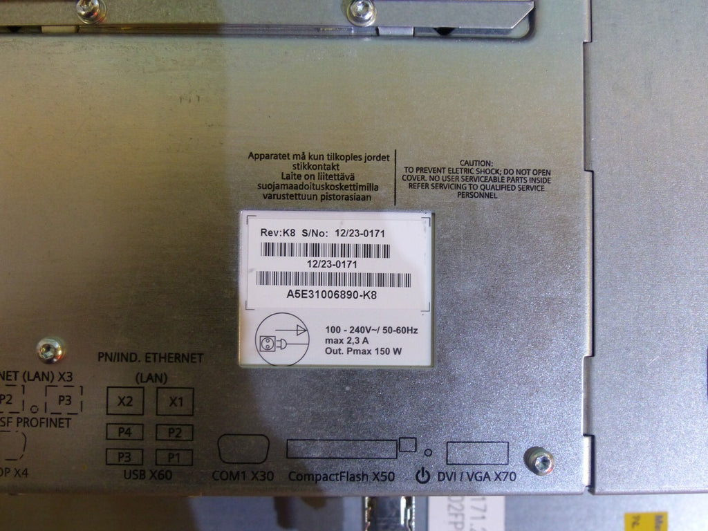 Siemens Simatic HMI IPC 677C  6AV7894-0BH30-1AC0  used