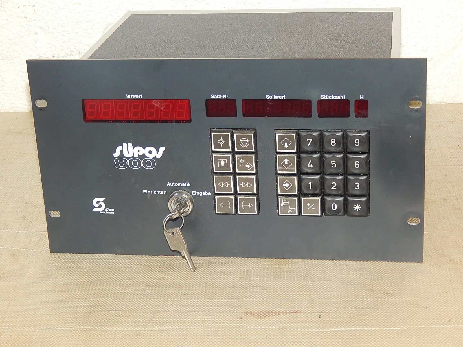  SÜTRON  Süpos 800  80602004  Bedienkonsole /Operator Pane used