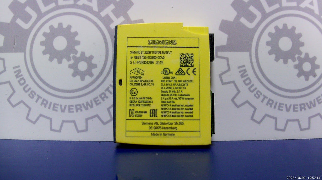 Siemens 6ES7 136-6DB00-0CA0