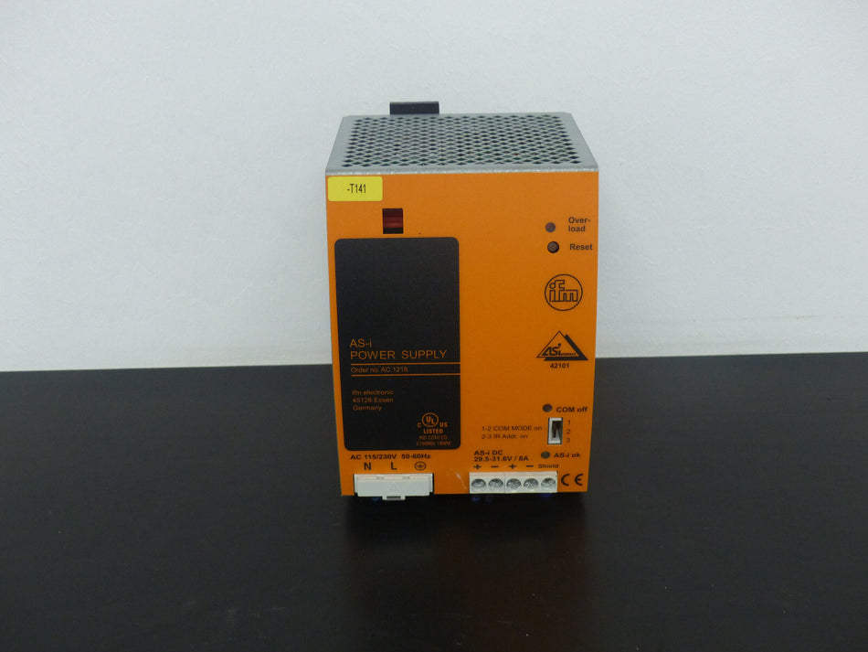 ifm AC1218 AS-i power su AS-i power supply AC 1218 Stromversorgung s.Bilder