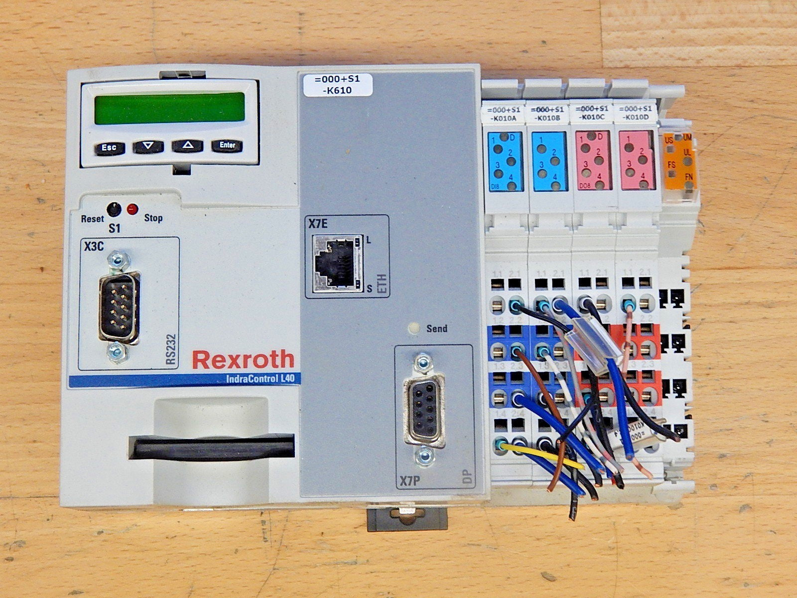 Rexroth Indra Control L40 CML40.2-NP-330-NA-NNNN-NW Used