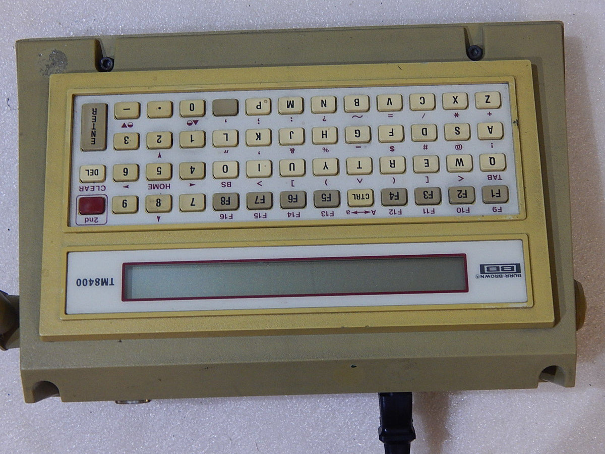 Burr Brown: TM8400 Data Entry Display / Micro Terminal.