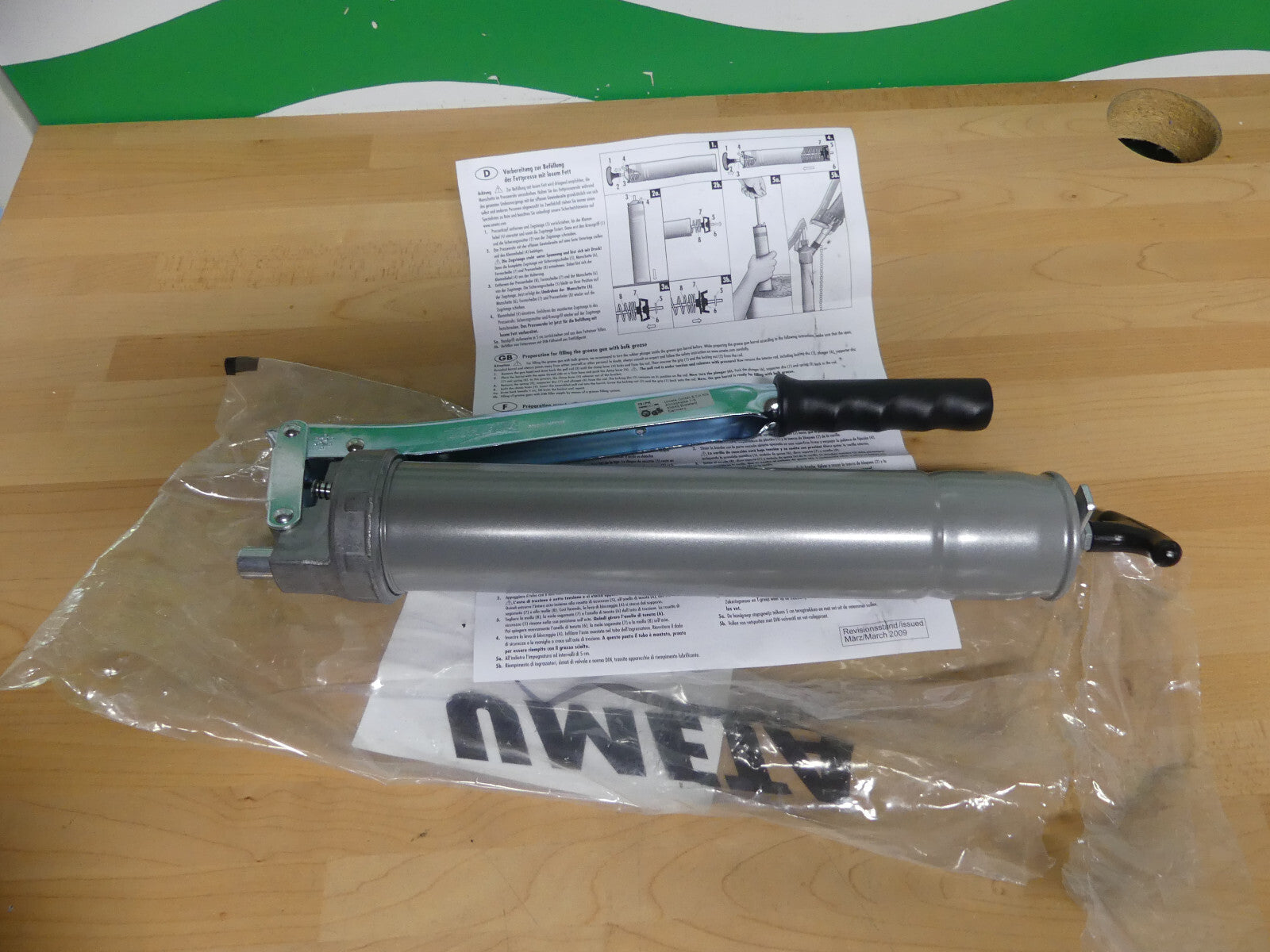 Umeta Handhebelfettpresse 75/PK für 500ccm loses Fett
