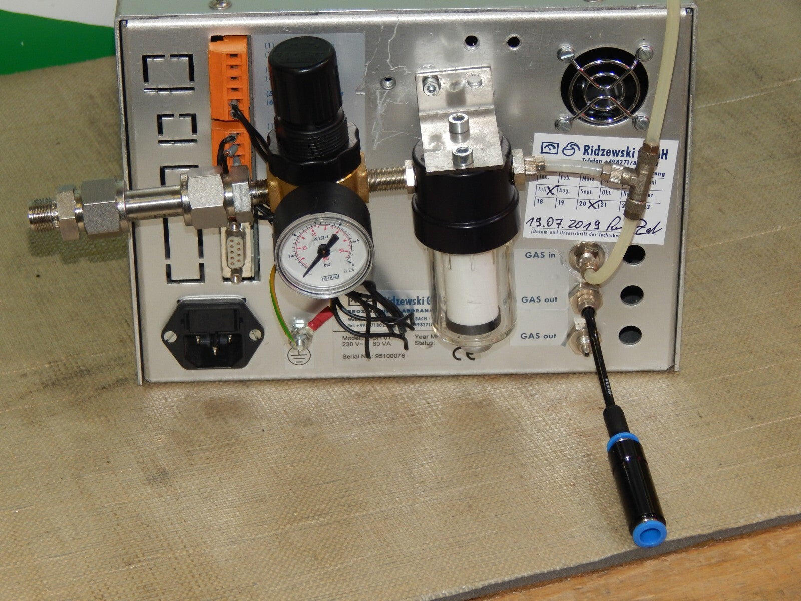 Ridzewski  GmbH E-CH 01 230V~ 80VA used