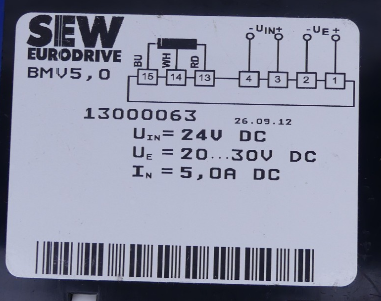 SEW EURODRIVE BMV 5