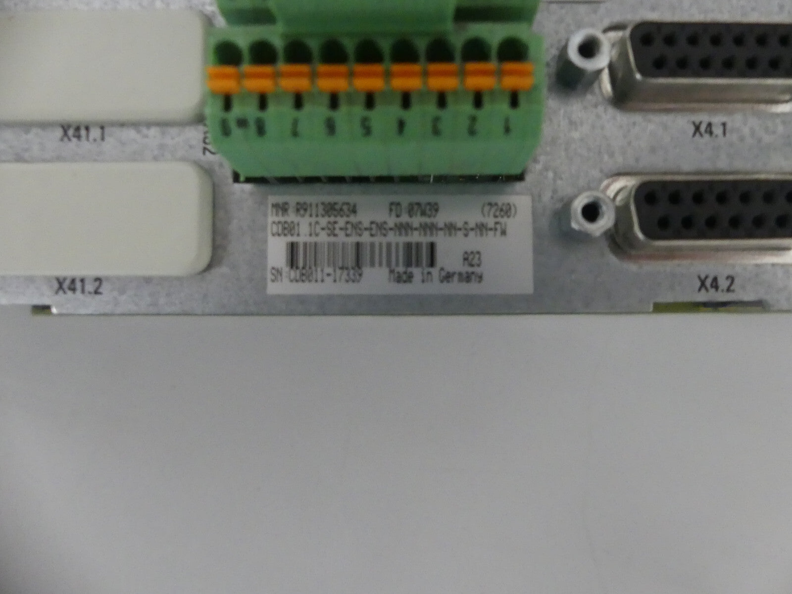 Rexroth Steuereinheit CDB01.1C-SE-ENS-ENS-NNN-NNN-NN-S-NN-FW