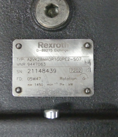 REXROTH A2VK28MA0R1G0PE2-S07 Dosierpumpe  9447063 Hydraulikpumpe