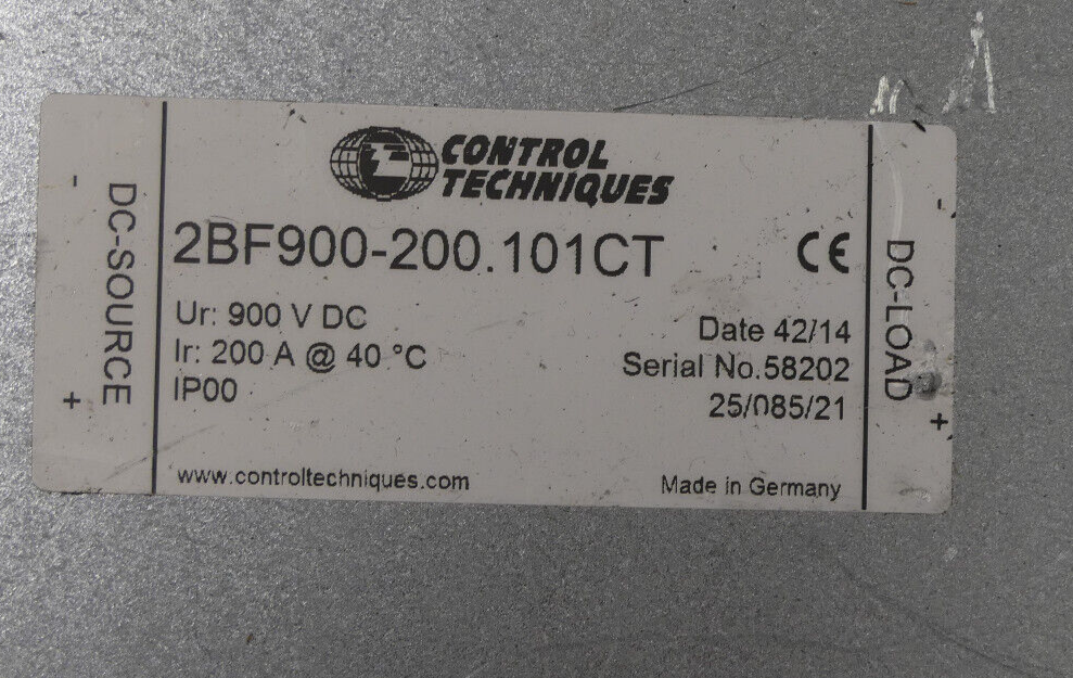 Control Techniques 2BF900-200.101CT