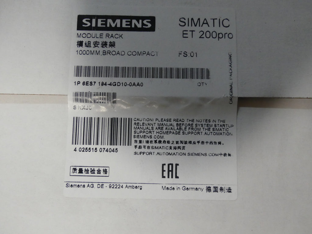 siemens 6es7 194-4bd10-0aa0