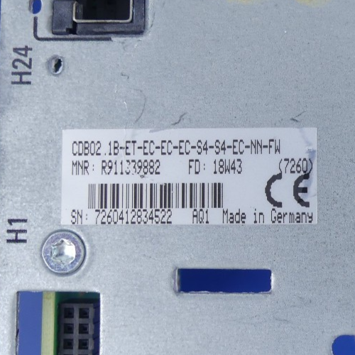 REXROTH CDB02.1B-ET-EC-EC-EC-S4-S4-EC-NN-FW MNR: R911374312