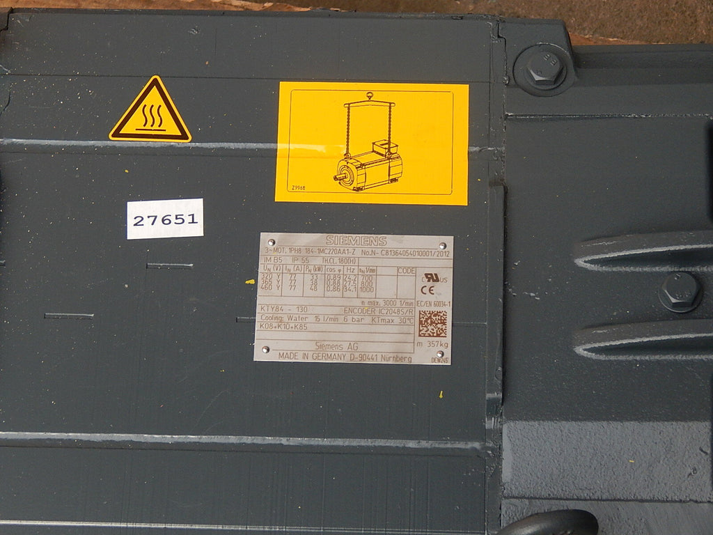 Siemens 1PH8 184-1MC220AA1-Z // 1PH8184-1MC220AA1-Z Neuwertig