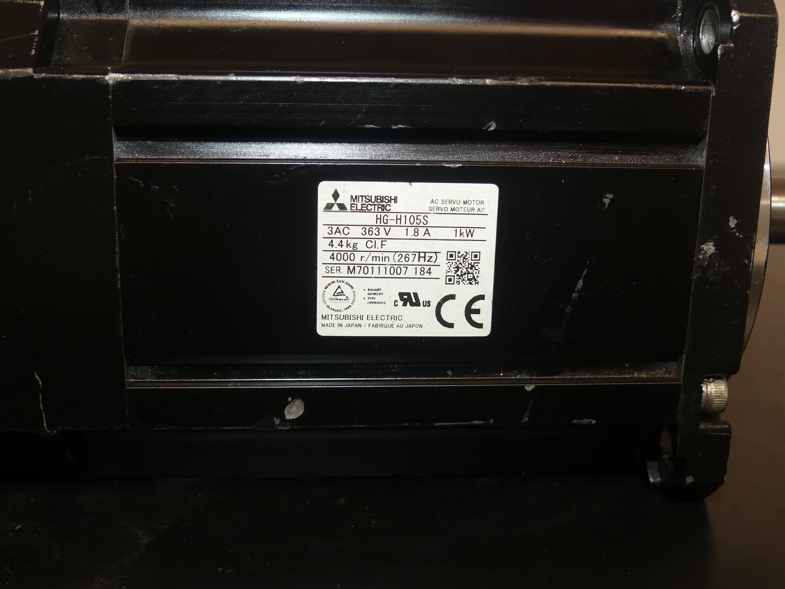 Mitsubishi Servo Motor HG-H105S  HGH105S used s.Bilder