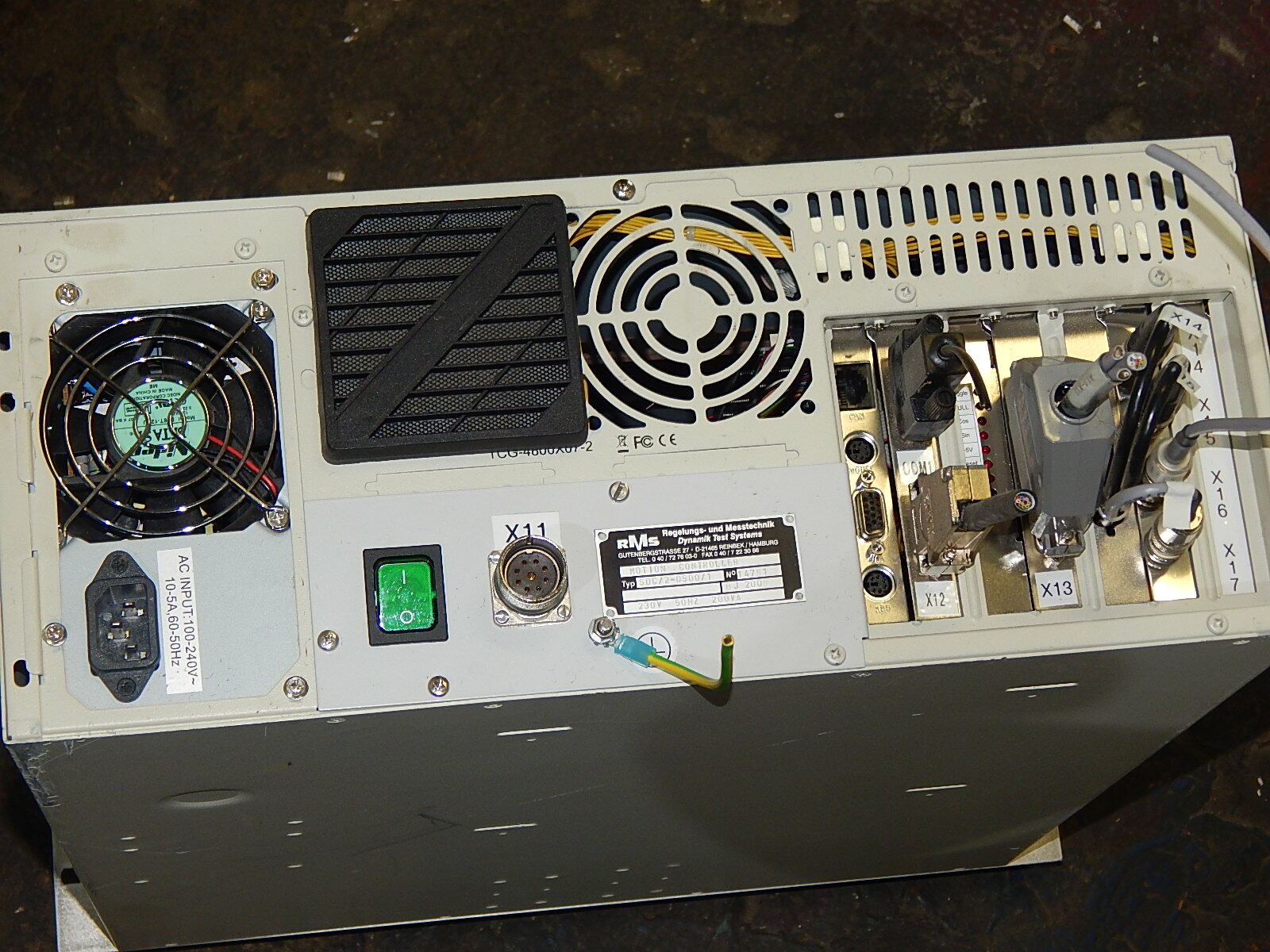 RMS Motion Controller SDC/2-0500/1 230V 50Hz 200VA display leicht gekratz s.Bild