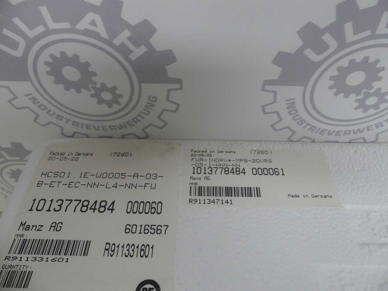 REXROTH HCS01. 1E-W0005-A-03-B-ET-EC-NN-L4-NN-FW