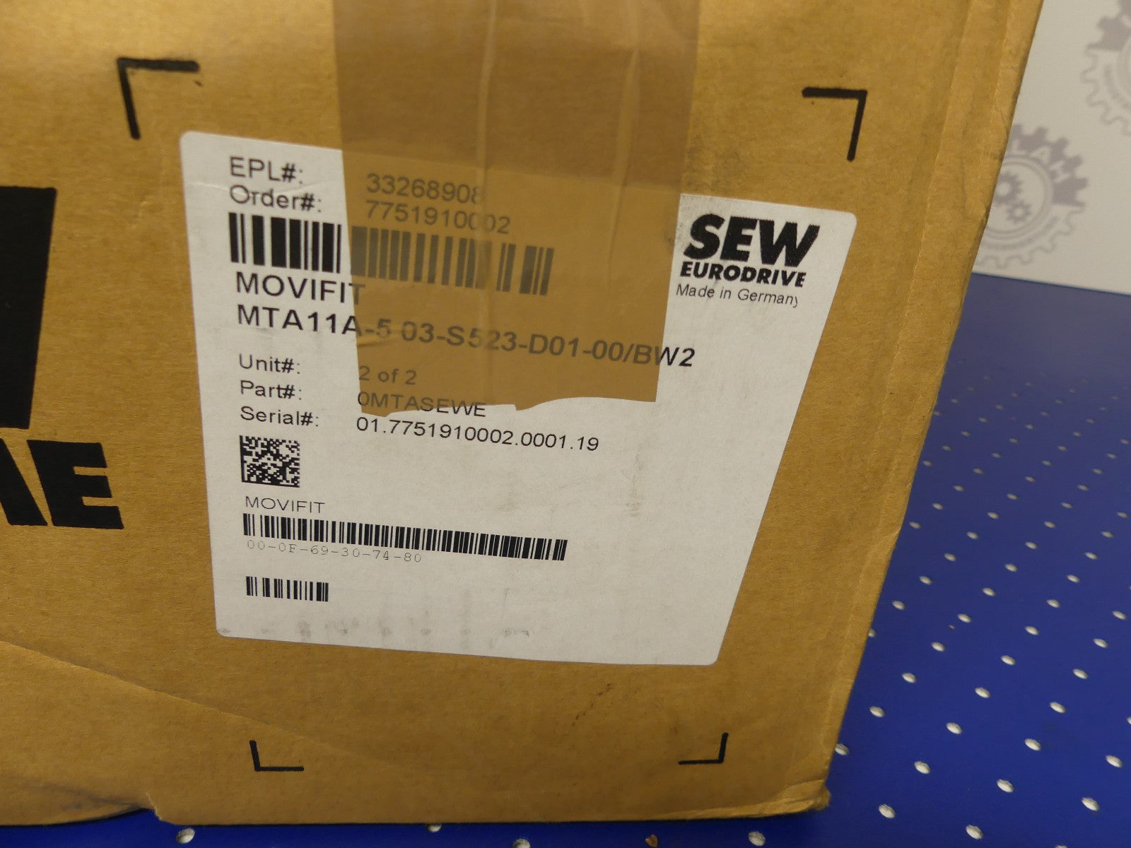 SEW EURODRIVE  MTF11A005-503-E20A-22