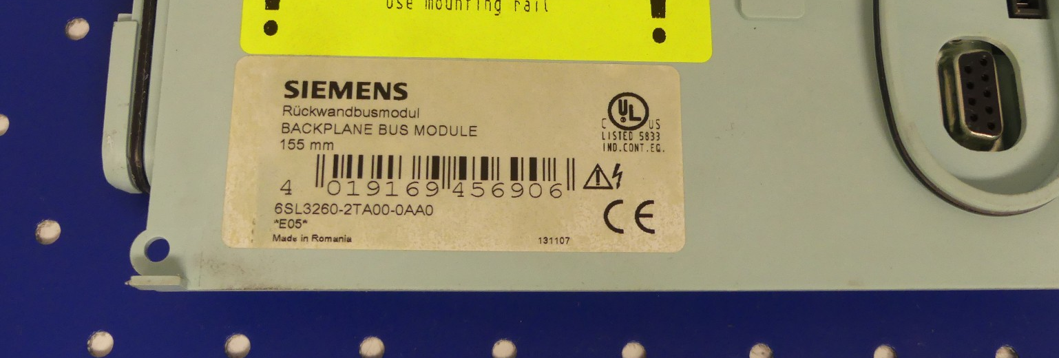 SIEMENS 6SL3235-0TE21-1SB0 + 6SL3260-2TA00-0AA0