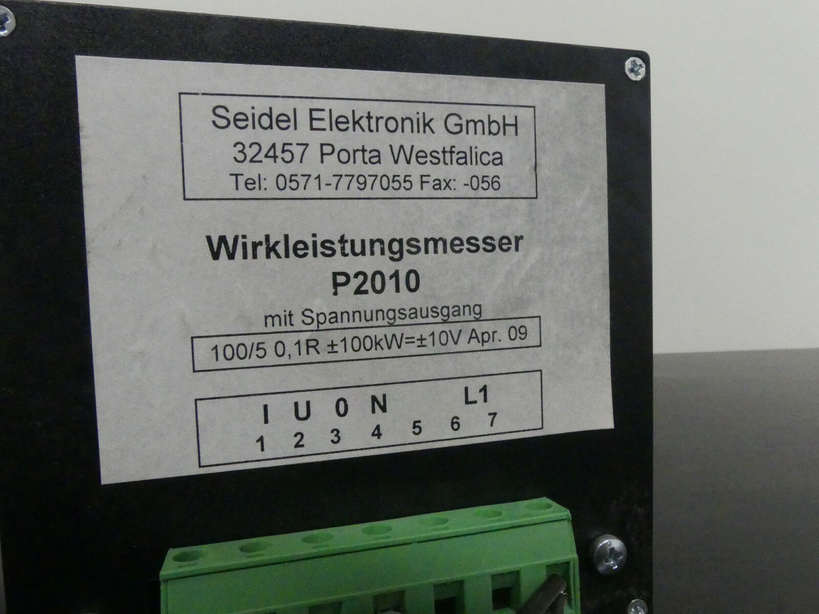 Seidel P2010